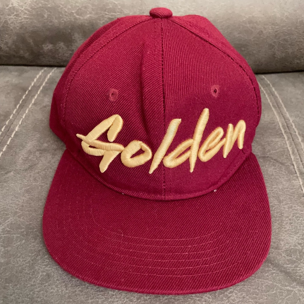 Maroon Flatbill boys “Golden Hat” DowntownKrowns